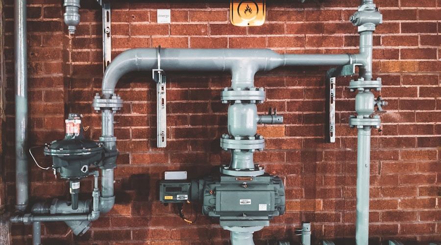 Plumber installing a water heater