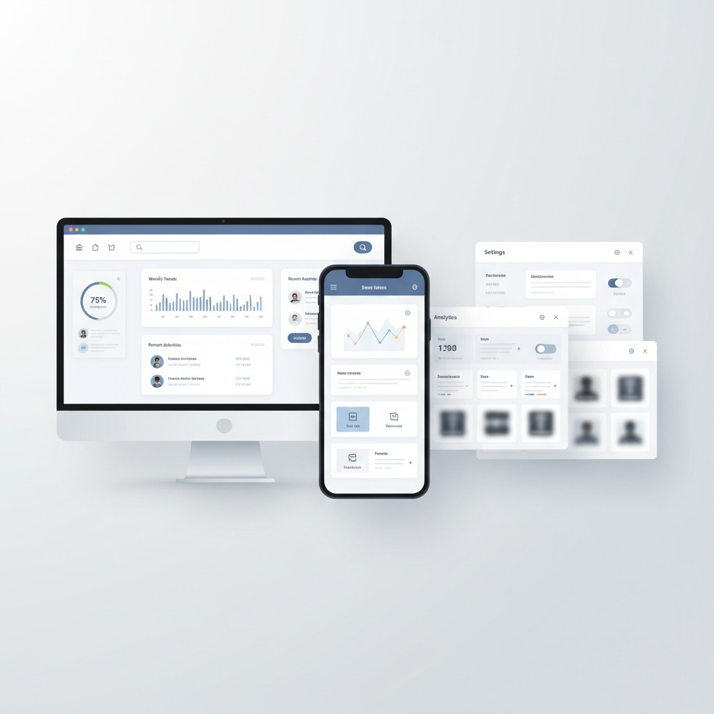 Clean services section on a small business homepage showing service cards with brief descriptions and links