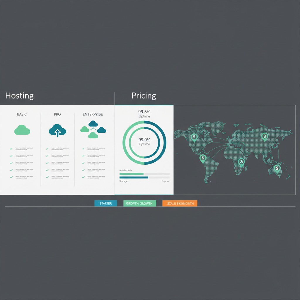 Table showing typical hosting costs for small business websites