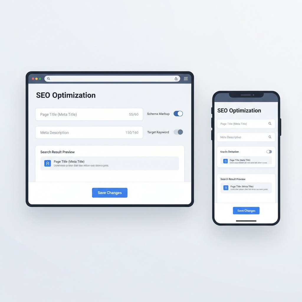 Example of a properly formatted title tag and meta description in search results