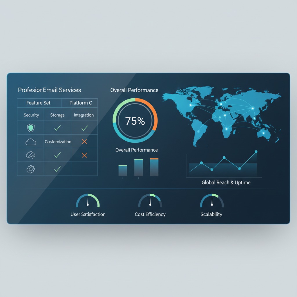Comparison between a free Gmail address and a professional business email address