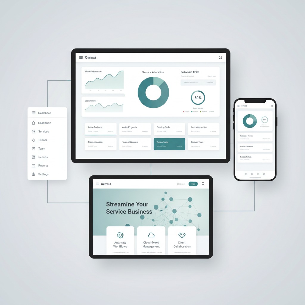 Auto repair technician working in a service bay